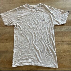 Vans Men's Gray Logo T-Shirt - S
